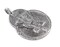 The Bead Chest Silver Double Sun & Moon Baule Pendant (32x46mm): African Tribal Metal Pendant for DIY Jewelry and Necklace